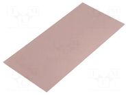 Laminate; FR4,epoxy resin; 1mm; L: 210mm; W: 100mm; Coating: copper SOLDER PEAK