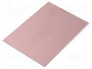 Laminate; aluminium; 1.5mm; L: 100mm; W: 75mm; Coating: copper SOLDER PEAK
