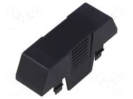 Cover; for enclosures; UL94HB; EH 22,5; ABS; black; 22.5mm PHOENIX CONTACT