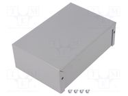 Enclosure: multipurpose; X: 102mm; Y: 152mm; Z: 51mm; 1412; steel HAMMOND