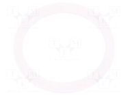 Gasket; polyetylene; Thk: 2mm; Øint: 20.4mm; Øout: 25mm; PG13,5 HUMMEL