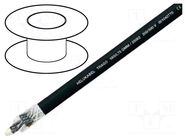 Wire; TRAGO; 24G1mm2; unshielded; 300V,500V; Cu; stranded; black HELUKABEL