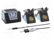 Soldering station; Station power: 150W; 100÷450°C; ESD; Ch: 2; WT WELLER