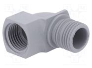 Cable gland; angular; M16; 1.5; IP55; polyamide; grey LAPP