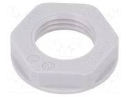 Nut; PG7; polyamide; UL94V-2; 19mm; light grey; Thread: PG; SKINTOP® LAPP