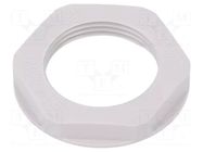 Nut; M25; polyamide; UL94V-2; 34mm; light grey; Thread: metric LAPP
