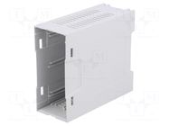 Enclosure: enclosure base; 35mm; ABS; grey; UL94HB; EH 35 PHOENIX CONTACT