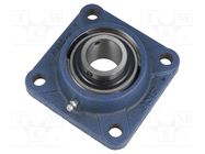 Bearing: bearing unit Y; with square flange; 30mm; bearing steel 