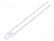 LED; green; 3mm; 200÷500mcd; 30°; Front: convex; 2.1÷2.5VDC KINGBRIGHT ELECTRONIC