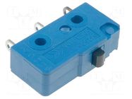 Microswitch SNAP ACTION; 5A/250VAC; without lever; SPDT; ON-(ON) Marquardt