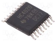 IC: digital; 14bit,binary counter; SMD; TSSOP16; HC; 2÷6VDC; tube TEXAS INSTRUMENTS