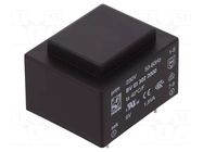 Transformer: encapsulated; 1.8VA; 230VAC; 6V; 300mA; PCB; BVEI HAHN