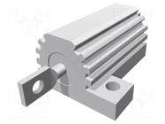Resistor: wire-wound; with heatsink; screw; 100mΩ; 16W; ±5%; 265V TE Connectivity