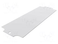 Mounting plate; steel; W: 63mm; L: 178.5mm; 1590ZGRP HAMMOND