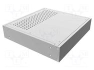 Enclosure: 19" standard; 1U; Enclos.mat: aluminium; Y: 203mm HAMMOND