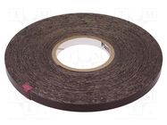 Tape: magnetic; W: 12mm; L: 30m; Thk: 0.84mm; acrylic; brown; -40÷71°C 3M