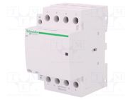 Contactor: 4-pole installation; 63A; 24VAC; NO x4; IP20; -5÷60°C SCHNEIDER ELECTRIC