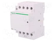Contactor: 4-pole installation; 63A; 24VAC; NC x4; IP20; ICT; 500V SCHNEIDER ELECTRIC