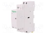 Contactor: 2-pole installation; 25A; 127VAC; NO x2; IP20; -5÷60°C SCHNEIDER ELECTRIC