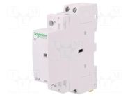 Contactor: 2-pole installation; 25A; 220÷240VAC; NO x2; IP20; 500V SCHNEIDER ELECTRIC