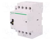 Contactor: 4-pole installation; 40A; 24VAC; NO x4; IP20; ICT; 500V SCHNEIDER ELECTRIC