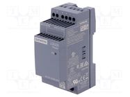 Power supply: switching; for DIN rail; 22.8W; 12VDC; 1.9A; IP20 SIEMENS