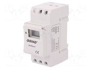 Programmable time switch; Range: 1min÷7days; 230VAC; IP20 ORNO