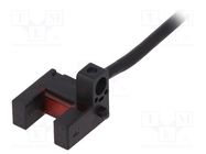 Sensor: photoelectric; Range: 6mm; NPN; DARK-ON,LIGHT-ON; Mat: PBT 