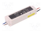 Power supply: switching; LED; 36W; 12VDC; 3A; 220÷240VAC; IP67; 82% QOLTEC