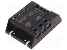 Relay: solid state; 50A; Uswitch: 24÷240VAC; 3-phase; Series: SR3 AUTONICS