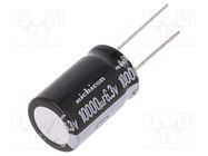 Capacitor: electrolytic; THT; 10000uF; 6.3VDC; Ø16x25mm; ±20% NICHICON