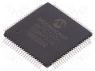 IC: dsPIC microcontroller; 128kB; 20kBSRAM; TQFP80; 3÷3.6VDC MICROCHIP TECHNOLOGY