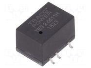 Converter: DC/DC; 2W; Uin: 4.5÷5.5VDC; Uout: 5VDC; Iout: 400mA; PCB TRACO POWER