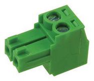 CONNECTOR,TERMINAL BLOCK, PLUGGABLE, 2 POSITION, 26 TO 16AWG