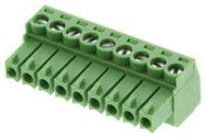 TERMINAL BLOCK PLUGGABLE, 9 POSITION, 26-16AWG