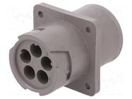 Connector: circular; terminals, size 16; socket; male; HD10; PIN: 5 DEUTSCH