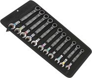 6000 Joker 11 Set 1 Ratcheting combination wrenches set, 1 x 8x144; 1 x 10x159; 1 x 11x165.0; 1 x 12x170.7; 1 x 13x177; 1 x 14x188; 1 x 15x200; 1 x 16x212; 1 x 17x224; 1 x 18x235; 1 x 19x246, Wera