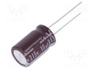 Capacitor: electrolytic; low ESR; THT; 10uF; 315VDC; Ø12.5x20mm NICHICON