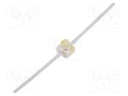 LED; SMD; 2pin THT; amber; 500mcd; 2.21x2.08x2.44mm; 15°; 20mA BROADCOM (AVAGO)