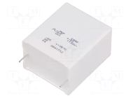Capacitor: polypropylene; DC-Link; 8uF; THT; ESR: 6.6mΩ; C4AQ; ±5% KEMET