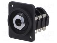Connector: Jack 6,3mm; socket; female; stereo; soldering; FT CLIFF