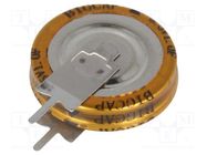 Supercapacitor; THT; 1F; 5.5VDC; ±20%; Ø19x20.5mm; -25÷70°C; EDLC 