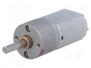 Motor: DC; with gearbox; 12VDC; 1.6A; Shaft: D spring; 450rpm; 31: 1 POLOLU