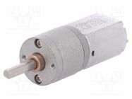 Motor: DC; with gearbox; 6VDC; 2.9A; Shaft: D spring; 30rpm; 488: 1 