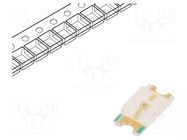 LED; orange; SMD; 1206; 100÷250mcd; 1.8÷2.3VDC; 3.2x1.6x0.7mm; 140° REFOND
