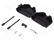 Enclosure for connectors: D-Sub; D-Sub 25pin,D-Sub HD 44pin MH CONNECTORS