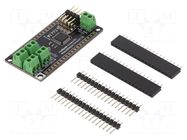 DC-motor driver; FireBeetle; STM8S105,TB6612FNG; I2C; 1.2A; black DFROBOT