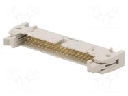 Connector: IDC; socket; male; PIN: 40; SEK; straight; 1A; THT; 2.54mm HARTING