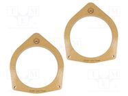 Spacer ring; MDF; 165mm; Toyota; impregnated,varnished; 2pcs. 4CARMEDIA