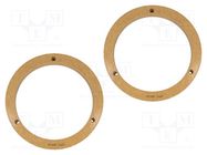 Spacer ring; MDF; 165mm; Suzuki; impregnated,varnished; 2pcs. 4CARMEDIA